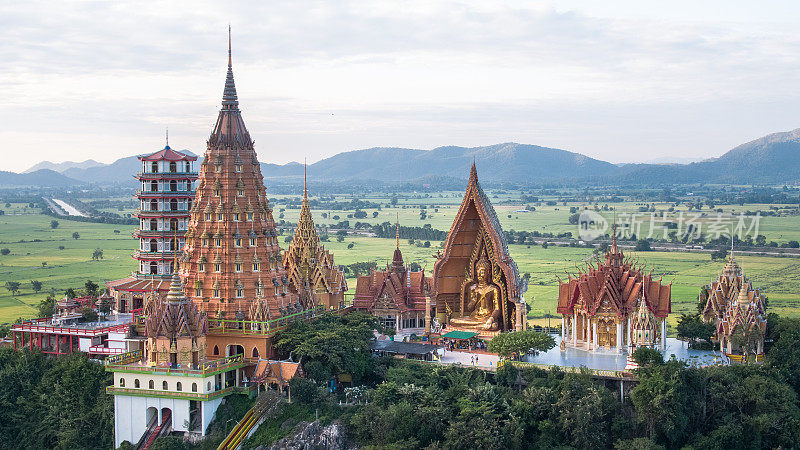 Wat Tham Sua是泰国北碧府的一座公共寺庙